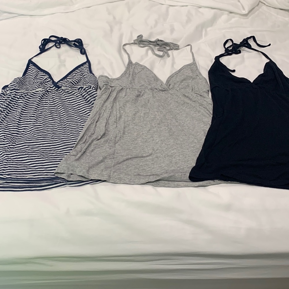 3 GAP string tie tops